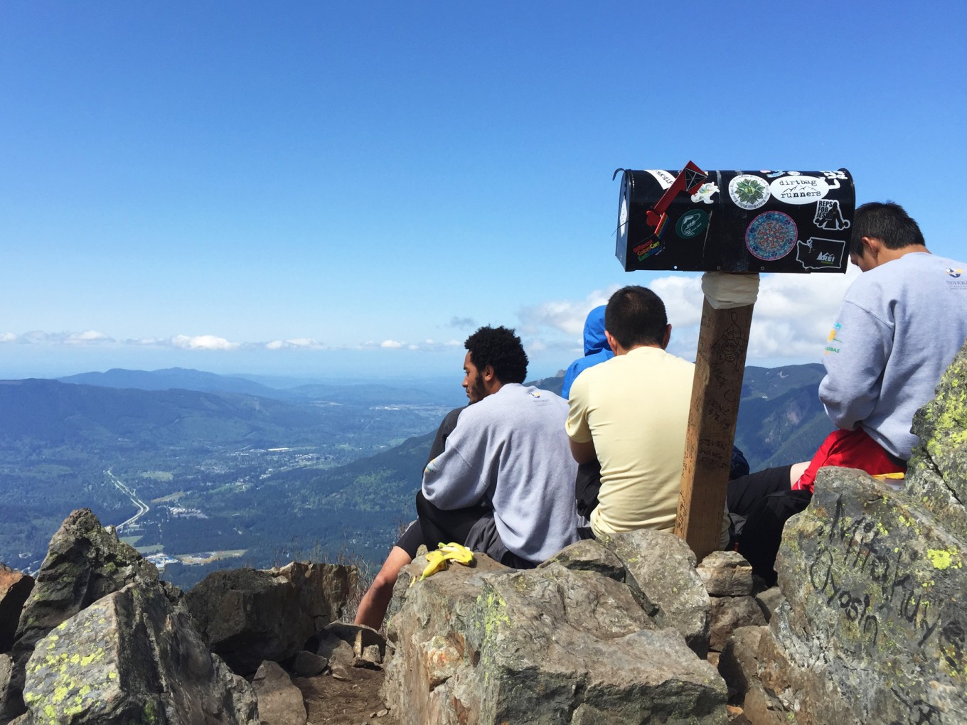 From the top of Mailbox Peak